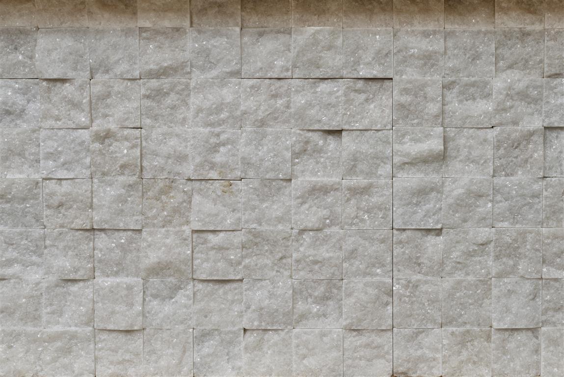 Doğal Duvar Taşı  Crystal White Split Marble Panel