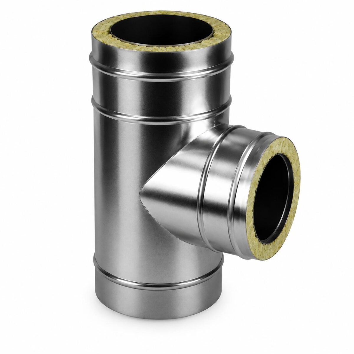 Ø150 mm Yalıtımlı Çelik T Boru  150TCC