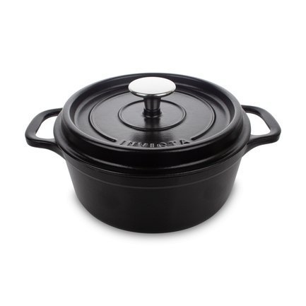 Invicta Casseroles Döküm Tencere Mat Siyah 26cm  402261