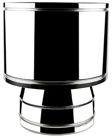 Ø150/200 mm Yalıtımlı Çelik Rüzgâr Korumalı Şapka