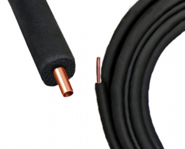 Kauçuk İzalasyonlu Bakır Boru  3/8 x 0.8mm
