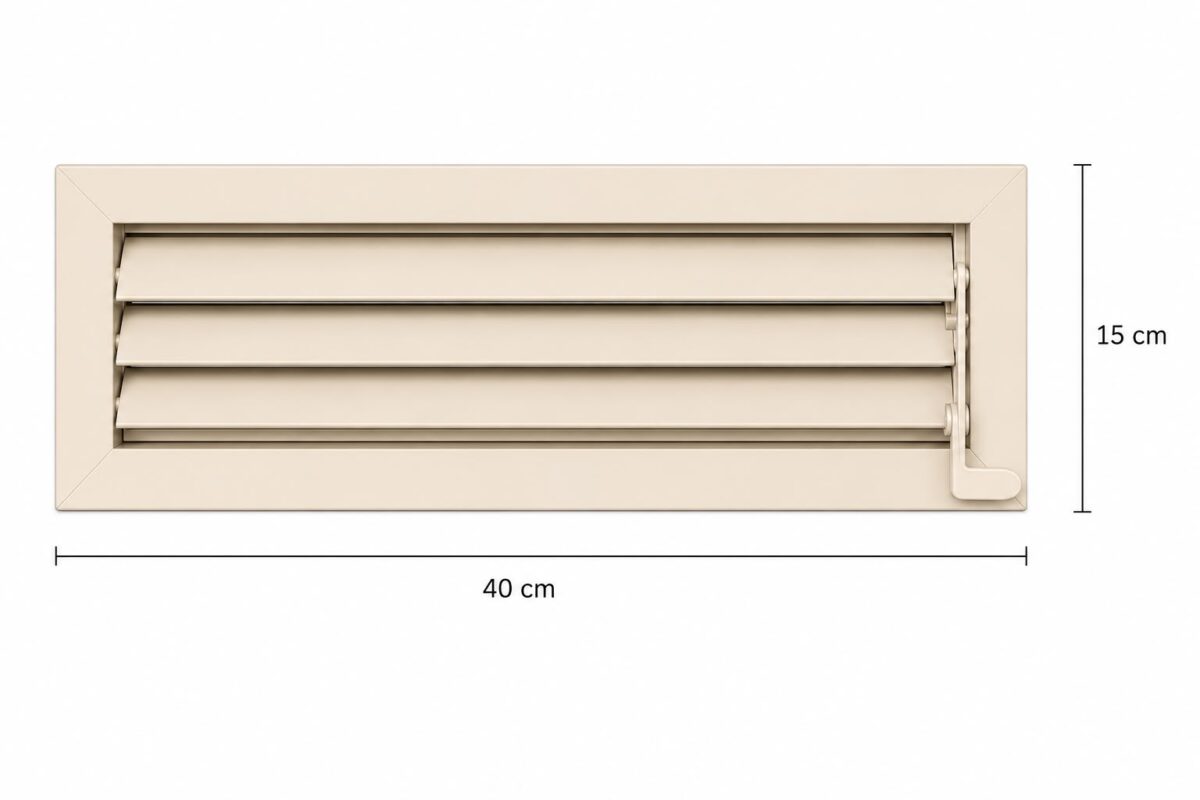 Açılıp Kapanan Menfez Krem Renk 40x15cm