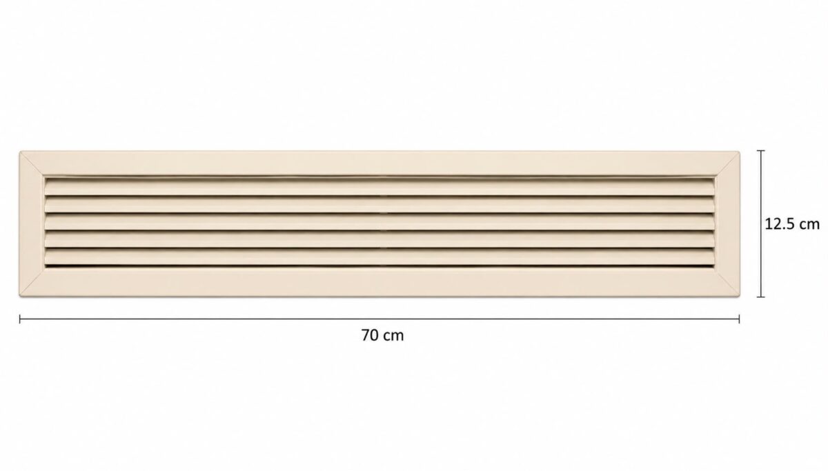 Menfez Krem Renk 70x12.5cm