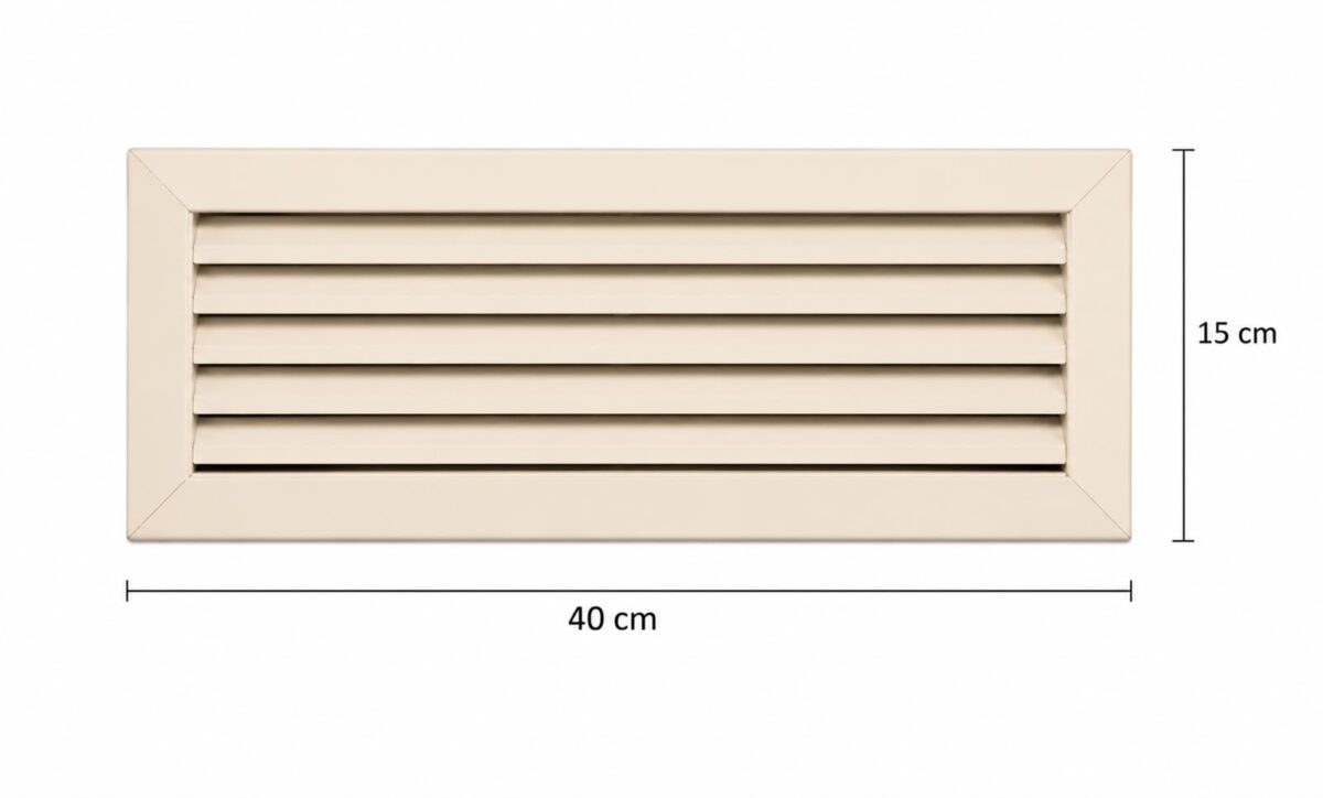 Menfez Krem  Renk 40x15cm
