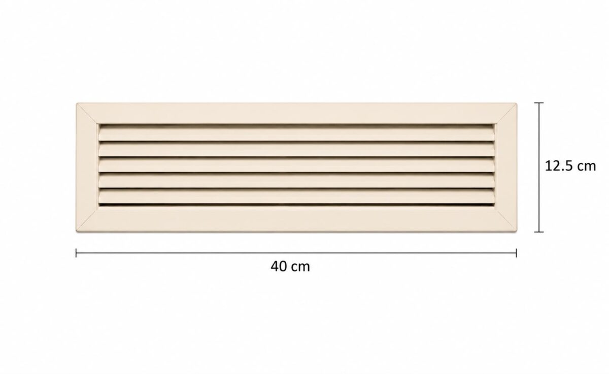 Menfez Krem Renk 40x12.5cm