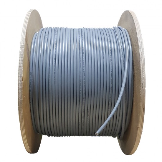 Borsan Blendajlı Sinyal Kablosu Gri  2x0.75mm2