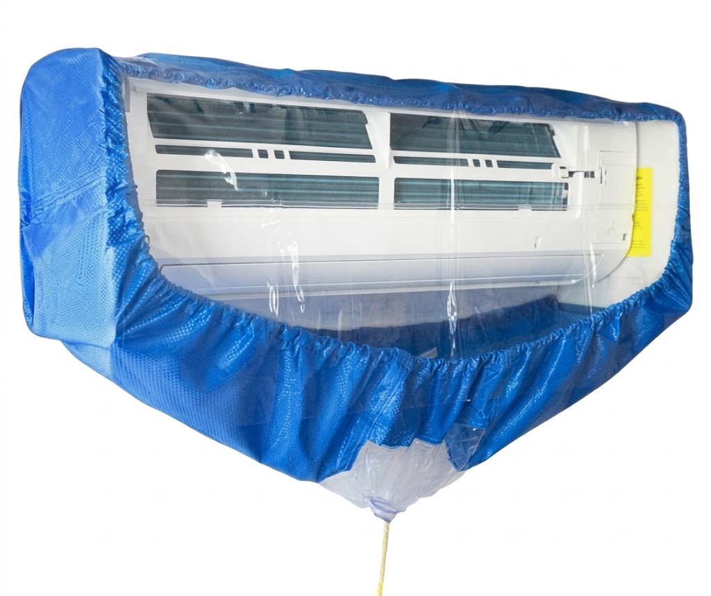 Support Plate Duvar Tipi Klima Temizleme Brandası Mavi 100x130cm L Q565