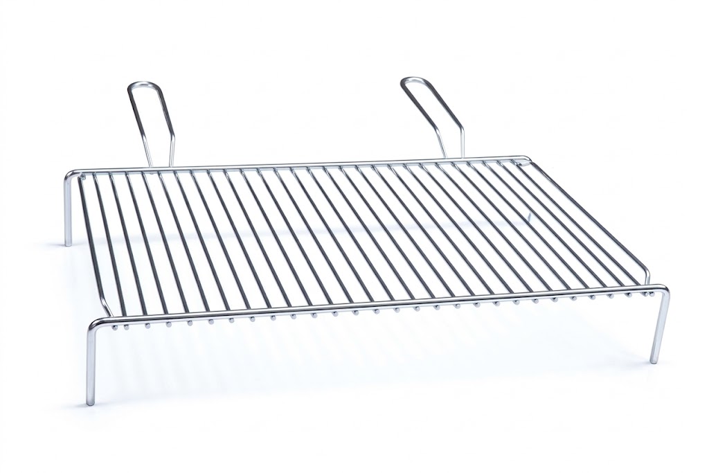 Ayaklı Gril Çelik Tel Izgara 60x35cm  156