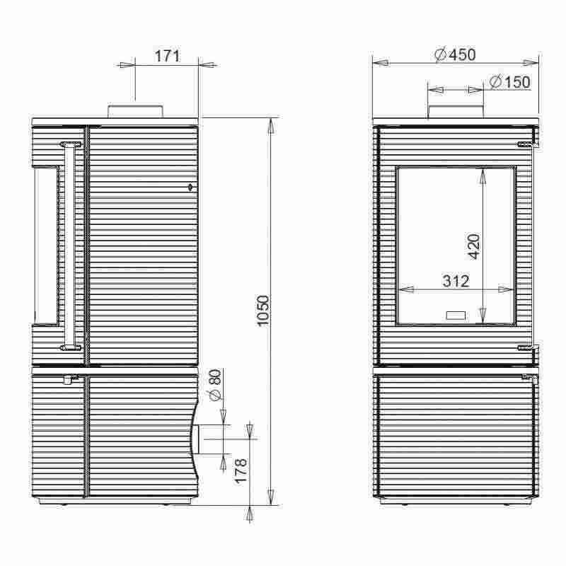 Invicta Altara Döküm Soba 610344 - Görsel 3