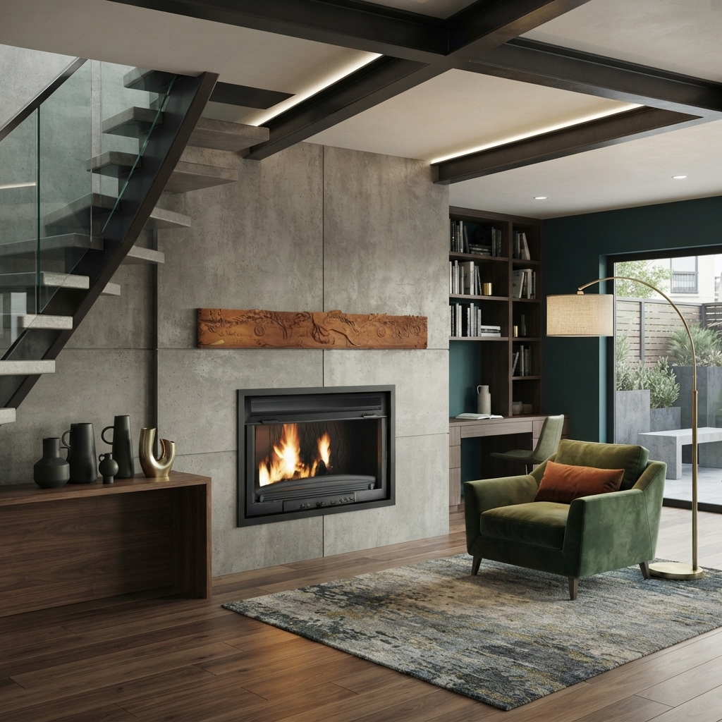 Invicta Hearth 900 Lifting Asansörlü Şömine 18KW 689044 - Görsel 3