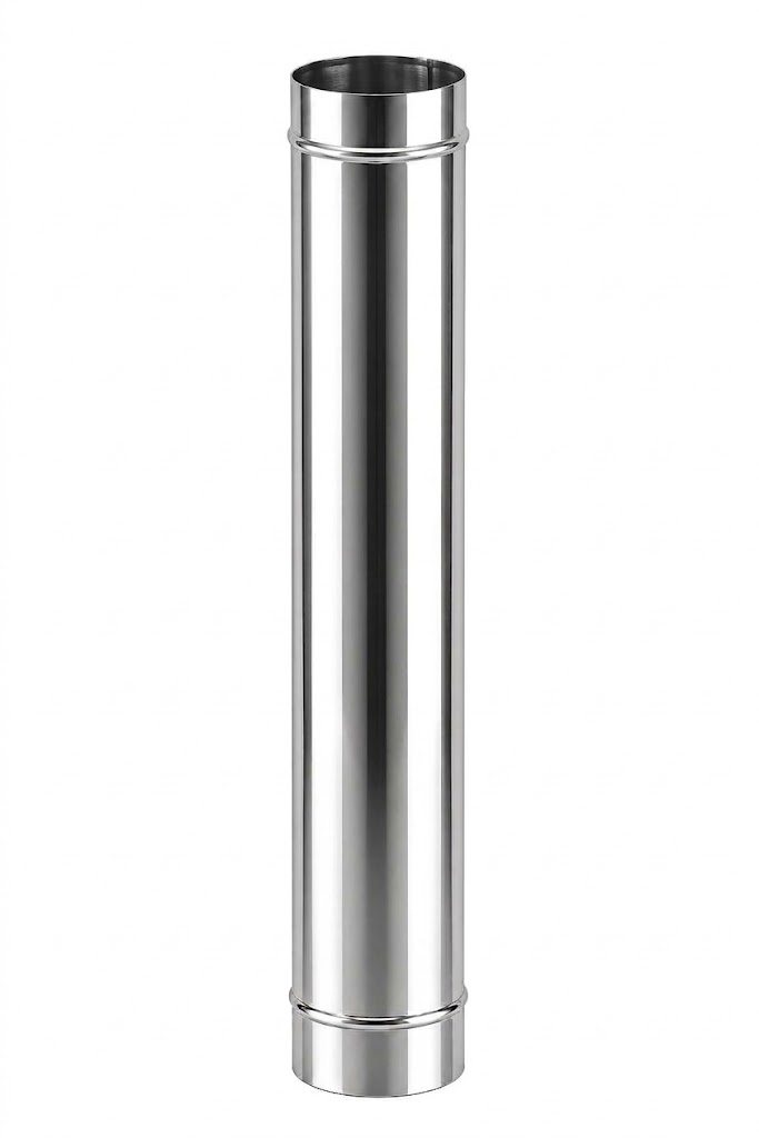 Ø200 mm Çelik Düz Boru 100 cm – Türk Malı