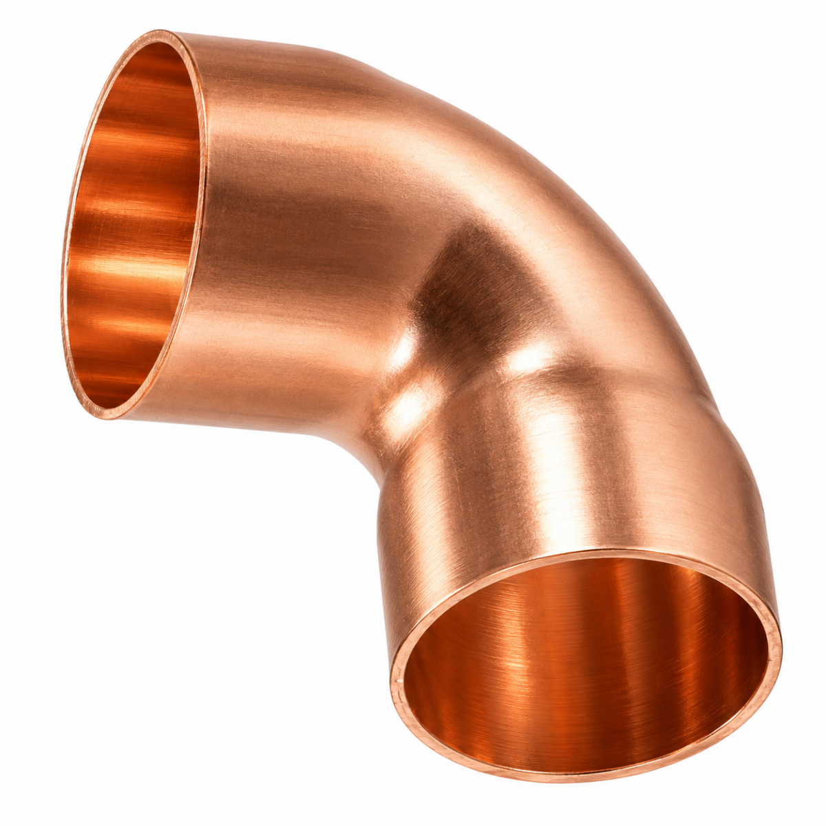 Bakır Dirsek 90 Derece 42mm  SL1 5/8" veya L42mm