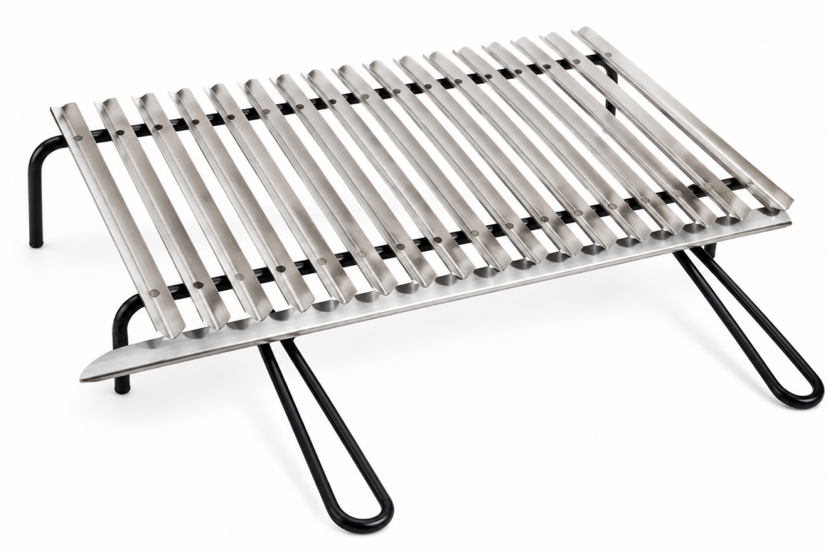 Ayaklı Çelik Gril Izgara 60x35cm  148